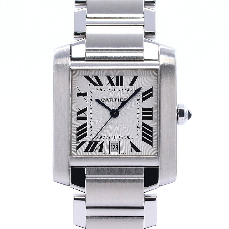【中古】CARTIER TANK FRANCAISE LARGE MODEL カルティエ タンク フランセーズ LM W51002Q3