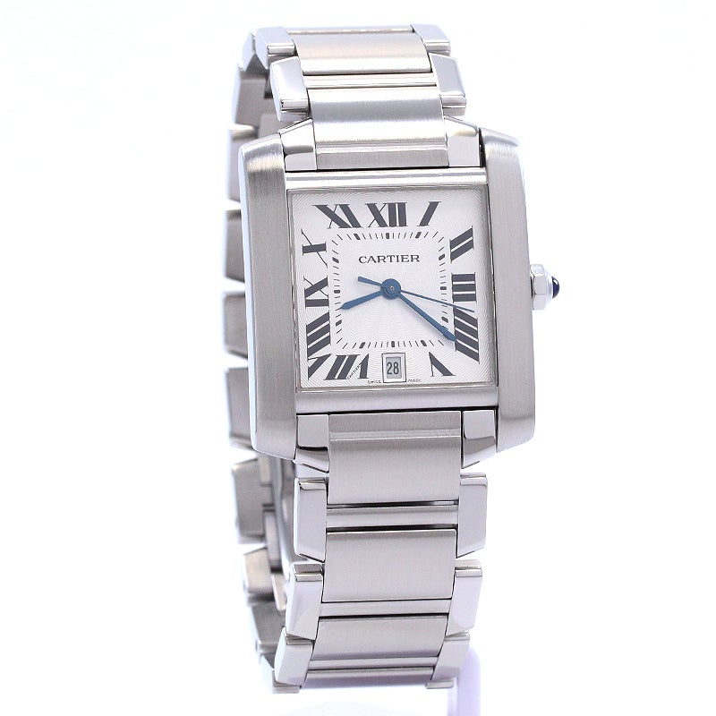 【中古】CARTIER TANK FRANCAISE LARGE MODEL カルティエ タンク フランセーズ LM W51002Q3