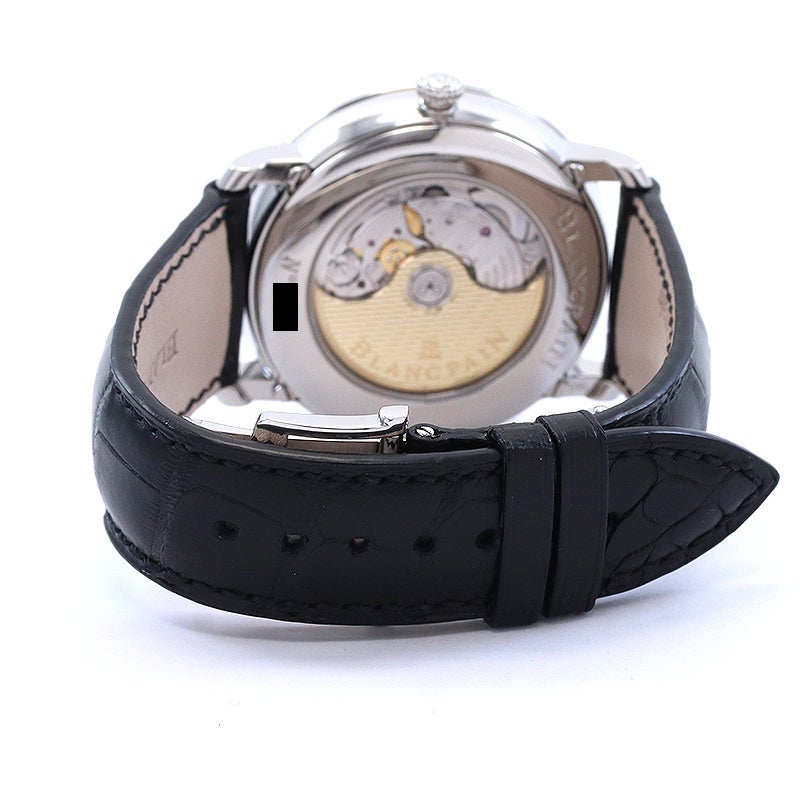【中古】BLANCPAIN VILLERET QUANTIEME COMPLET ブランパン ヴィルレ カンティエーム コンプリート カレンダー 6654A-1127-55B (N06654A011027A055B)