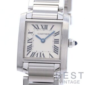 【中古】CARTIER TANK FRANCAISE SMALL MODEL カルティエ タンク フランセーズ SM W51008Q3