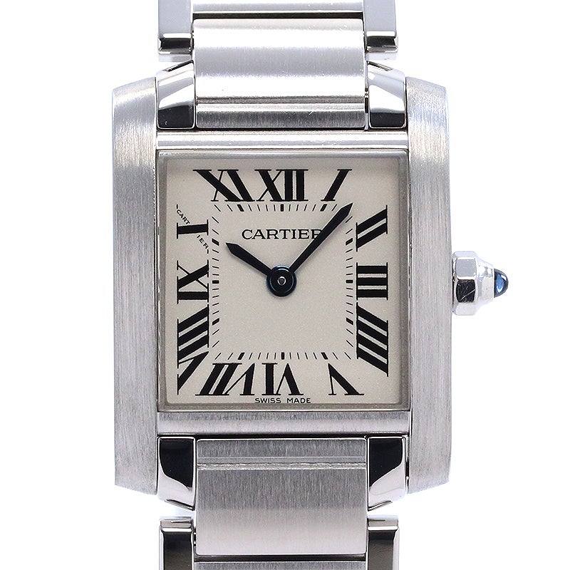 【中古】CARTIER TANK FRANCAISE SMALL MODEL カルティエ タンク フランセーズ SM W51008Q3