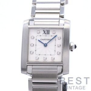 【中古】CARTIER TANK FRANCAISE MEDIUM MODEL カルティエ タンク フランセーズ MM WE110007