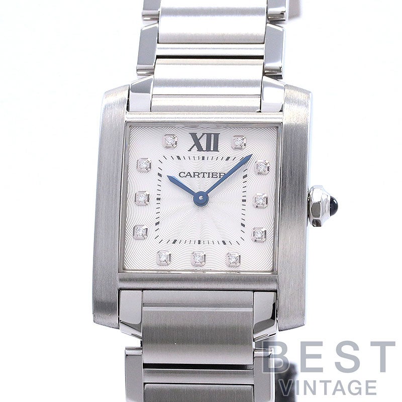 【中古】CARTIER TANK FRANCAISE MEDIUM MODEL カルティエ タンク フランセーズ MM WE110007