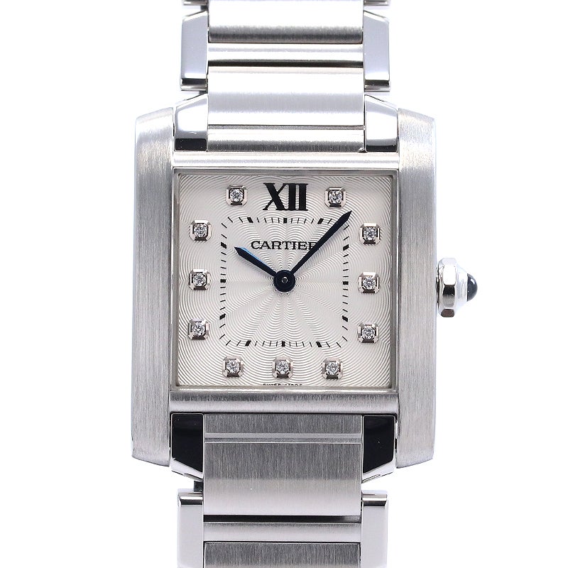 【中古】CARTIER TANK FRANCAISE MEDIUM MODEL カルティエ タンク フランセーズ MM WE110007