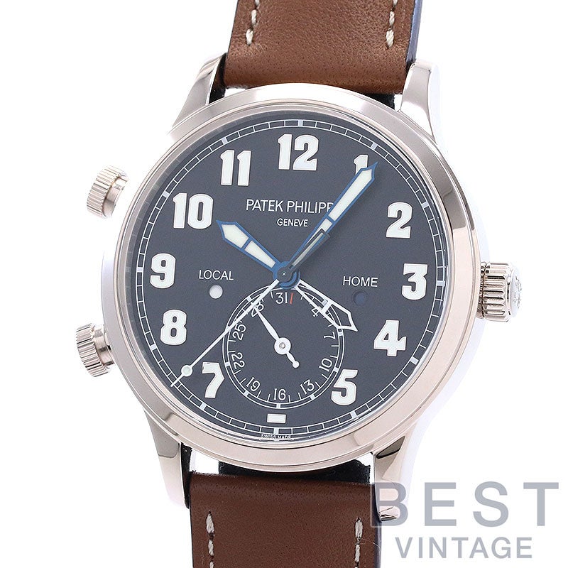 【中古】PATEK PHILIPPE CALATRAVA PILOT TRAVEL TIME パテック・フィリップ カラトラバ パイロット トラベルタイム 5224G-001