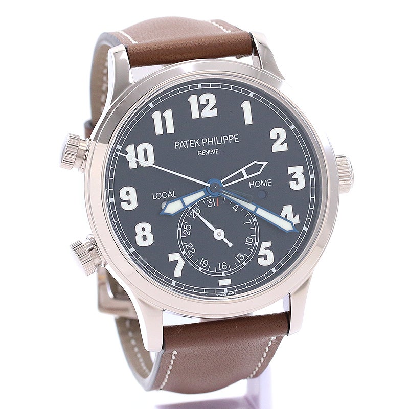 【中古】PATEK PHILIPPE CALATRAVA PILOT TRAVEL TIME パテック・フィリップ カラトラバ パイロット トラベルタイム 5224G-001