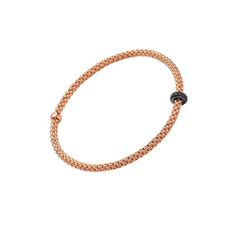 FOPE PRIMA COLLECTION FLEX'IT フォッペ プリマ コレクション フレグジット ブレスレット M ブラックダイヤモンド 74508BX_BN_R_X1X_00M