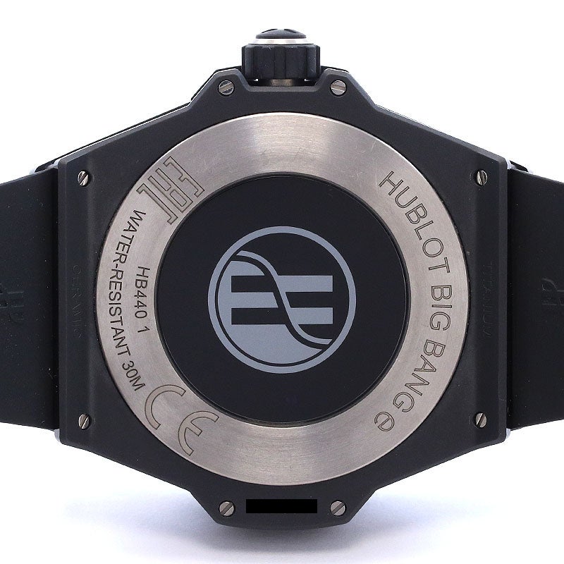 【中古】HUBLOT BIG BANG e BLACK CERAMIC 42MM ウブロ ビッグ・バンe ブラックセラミック 42MM 440.CI.1100.RX