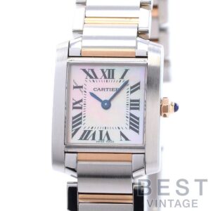 【中古】CARTIER TANK FRANCAISE SMALL MODEL カルティエ タンク フランセーズ SM W51027Q4