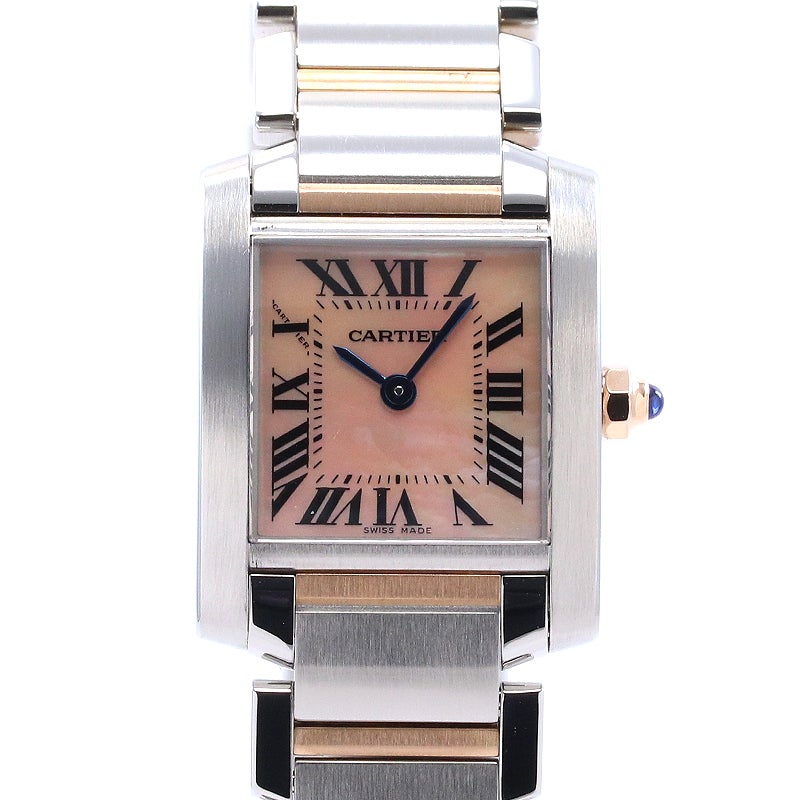 【中古】CARTIER TANK FRANCAISE SMALL MODEL カルティエ タンク フランセーズ SM W51027Q4