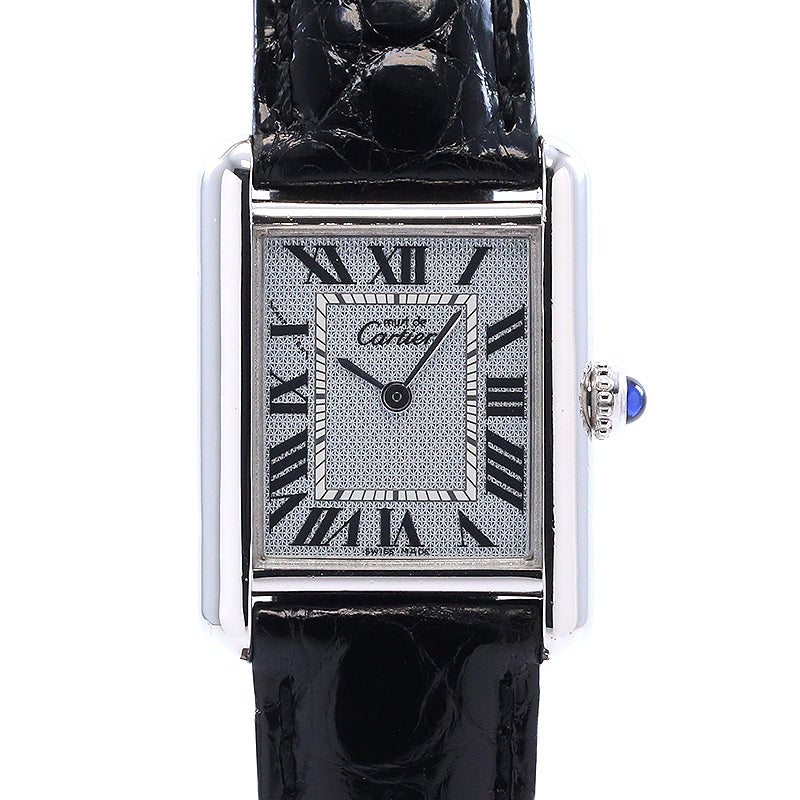 【中古】CARTIER MUST TANK SMALL MODEL カルティエ マストタンク SM W1016530