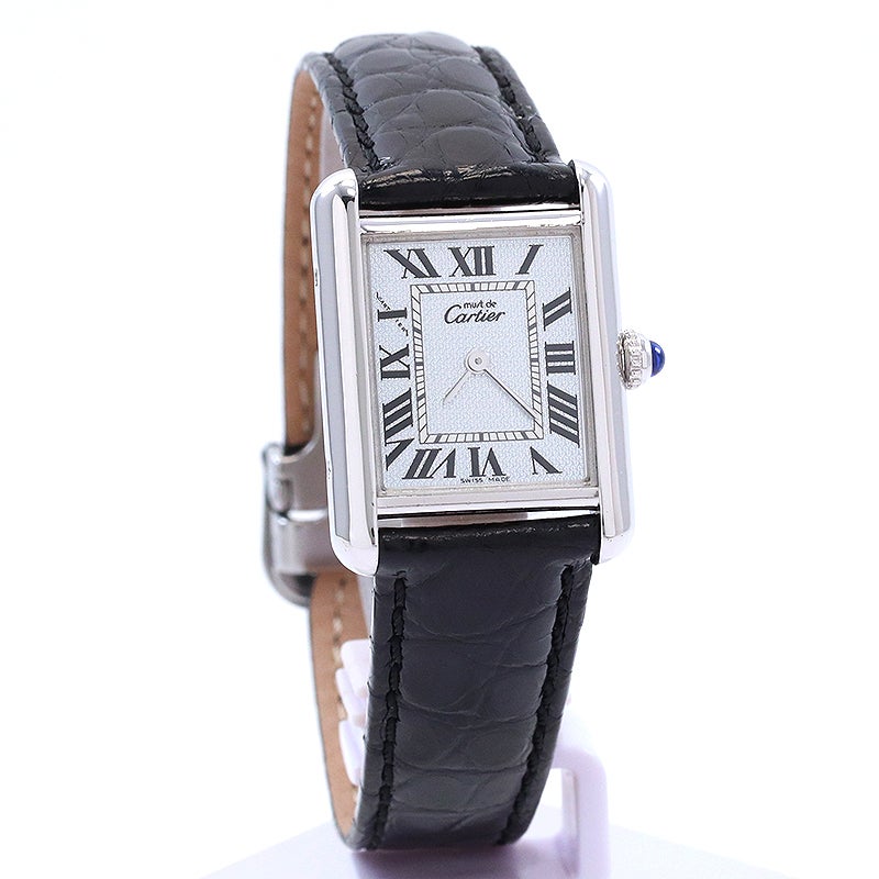 【中古】CARTIER MUST TANK SMALL MODEL カルティエ マストタンク SM W1016530