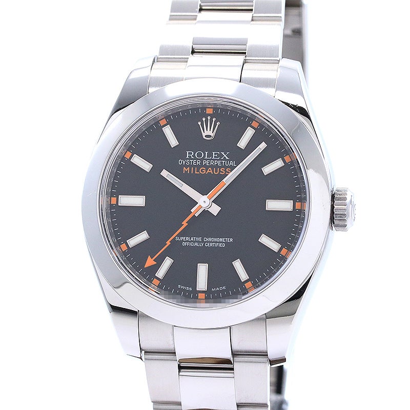 【中古】ROLEX OYSTER PERPETUAL MILGAUSS ロレックス オイスターパーペチュアル ミルガウス M116400-0001