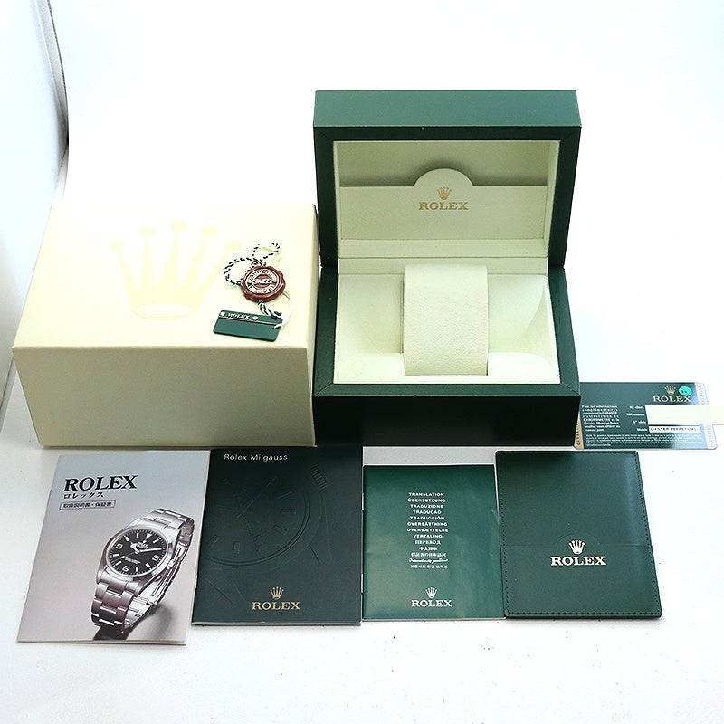 【中古】ROLEX OYSTER PERPETUAL MILGAUSS ロレックス オイスターパーペチュアル ミルガウス M116400-0001