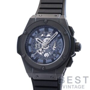 【中古】HUBLOT KING POWER UNICO ALL BLACK ウブロ キングパワー ウニコ オールブラック 701.CI.0110.RX