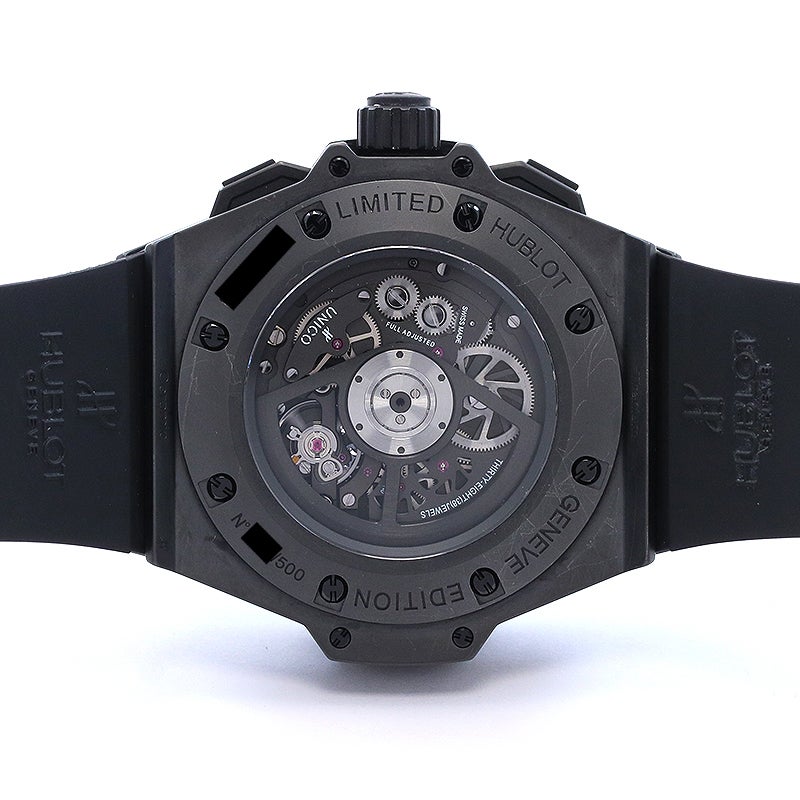 【中古】HUBLOT KING POWER UNICO ALL BLACK ウブロ キングパワー ウニコ オールブラック 701.CI.0110.RX