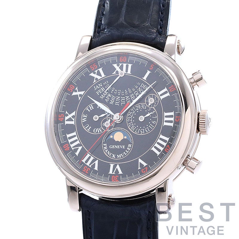 【中古】FRANCK MULLER ROUND PERPETUAL CALENDAR RETROGRADE CHRONOGRAPH LIMITED フランク・ミュラー ラウンド パーペチュアルカレンダー レトログラード クロノグラフ リミテッド 7008CCQPEI