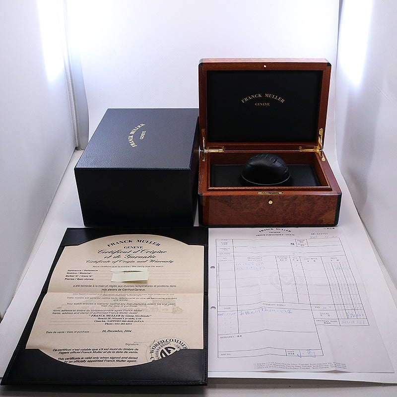 【中古】FRANCK MULLER ROUND PERPETUAL CALENDAR RETROGRADE CHRONOGRAPH LIMITED フランク・ミュラー ラウンド パーペチュアルカレンダー レトログラード クロノグラフ リミテッド 7008CCQPEI