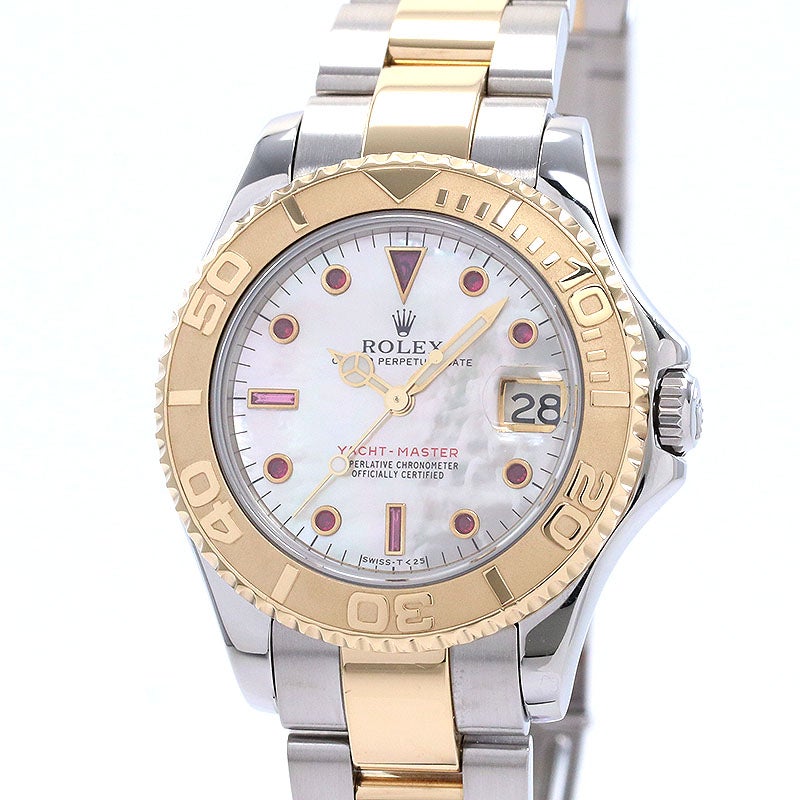 【中古】ROLEX YACHT-MASTER 35 ロレックス ヨットマスター 35 68623NGR