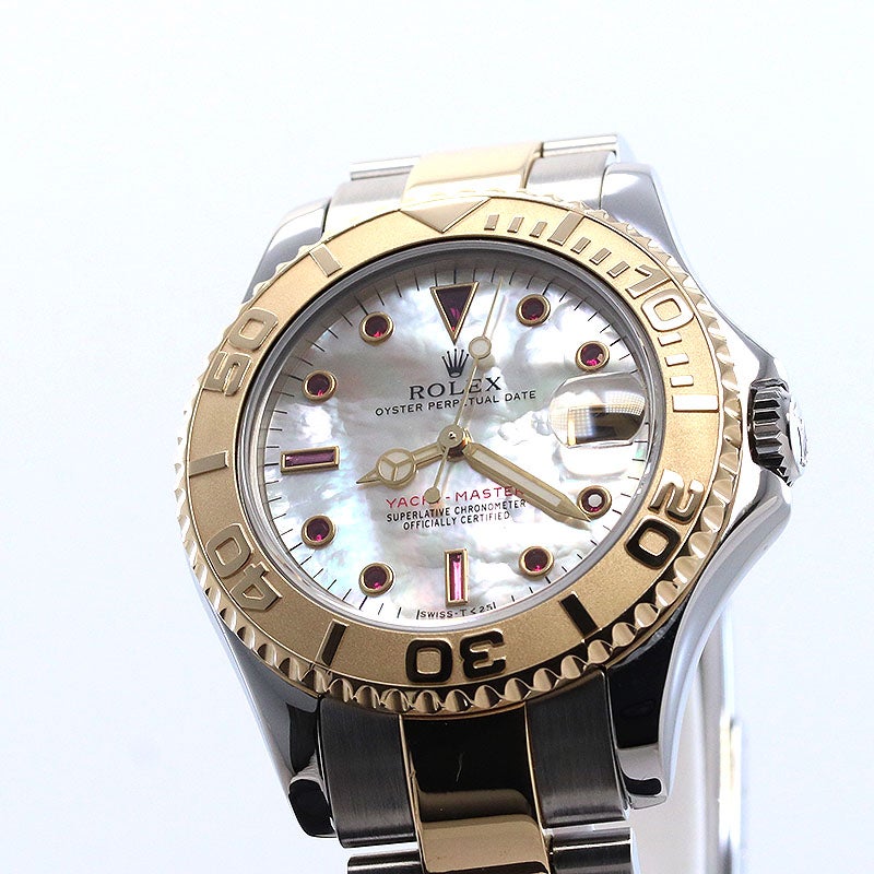 【中古】ROLEX YACHT-MASTER 35 ロレックス ヨットマスター 35 68623NGR