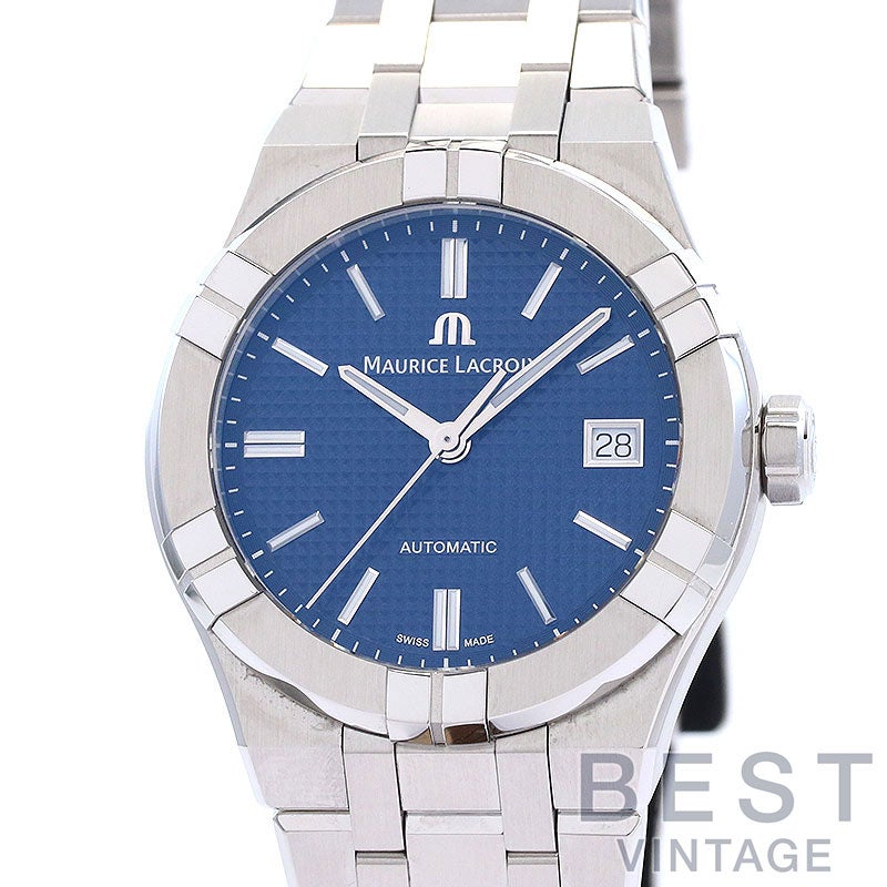 【中古】MAURICE LACROIX AIKON AUTOMATIC DATE 39MM モーリス・ラクロア アイコン オートマティック デイト 39MM AI6007-SS002-430-1