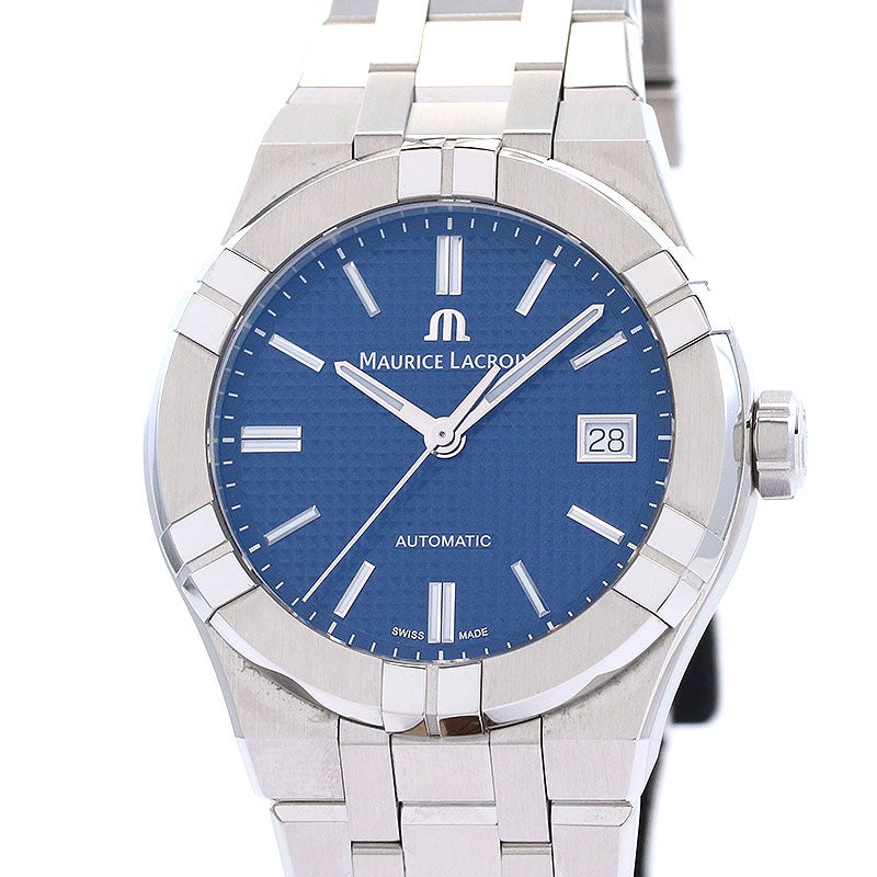 【中古】MAURICE LACROIX AIKON AUTOMATIC DATE 39MM モーリス・ラクロア アイコン オートマティック デイト 39MM AI6007-SS002-430-1