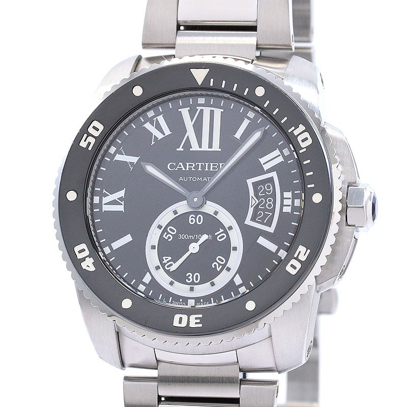 【中古】CARTIER CALIBRE DE CARTIER DIVER 42MM カルティエ カリブル ドゥ カルティエ ダイバー 42MM W7100057