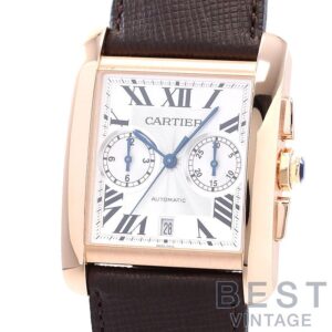 【中古】CARTIER TANK MC LARGE MODEL CHRONOGRAPH カルティエ タンク MC LM クロノグラフ W5330005
