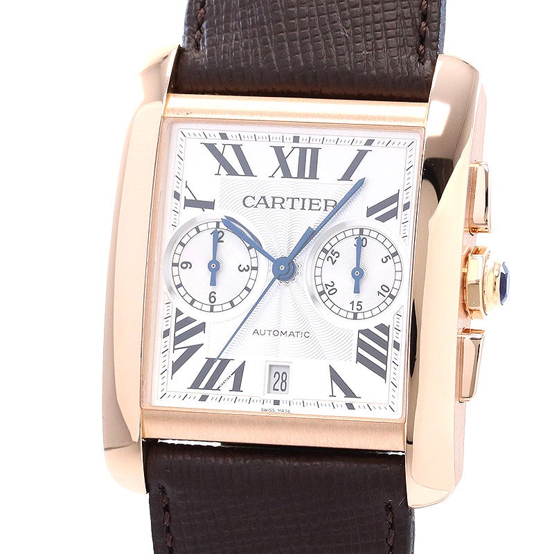 【中古】CARTIER TANK MC LARGE MODEL CHRONOGRAPH カルティエ タンク MC LM クロノグラフ W5330005