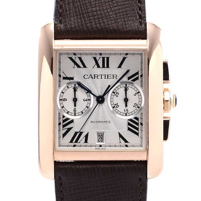 【中古】CARTIER TANK MC LARGE MODEL CHRONOGRAPH カルティエ タンク MC LM クロノグラフ W5330005