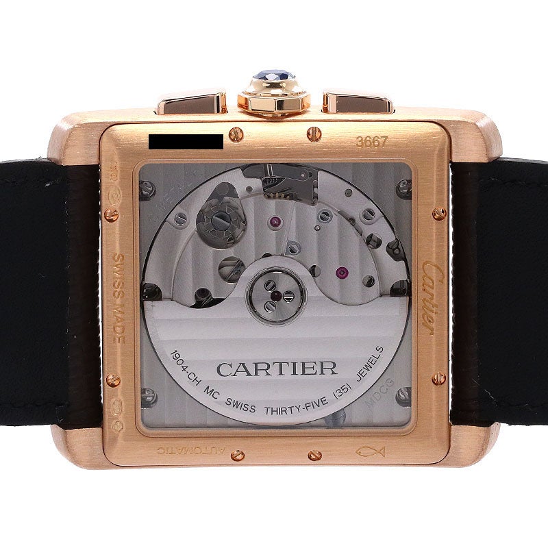 【中古】CARTIER TANK MC LARGE MODEL CHRONOGRAPH カルティエ タンク MC LM クロノグラフ W5330005