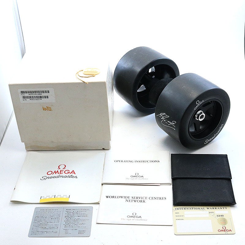 【中古】OMEGA SPEEDMASTER REDUCED RACING MICHAEL SCHUMACHER オメガ スピードマスター リデュースド ミハエルシューマッハ 3810.61.41