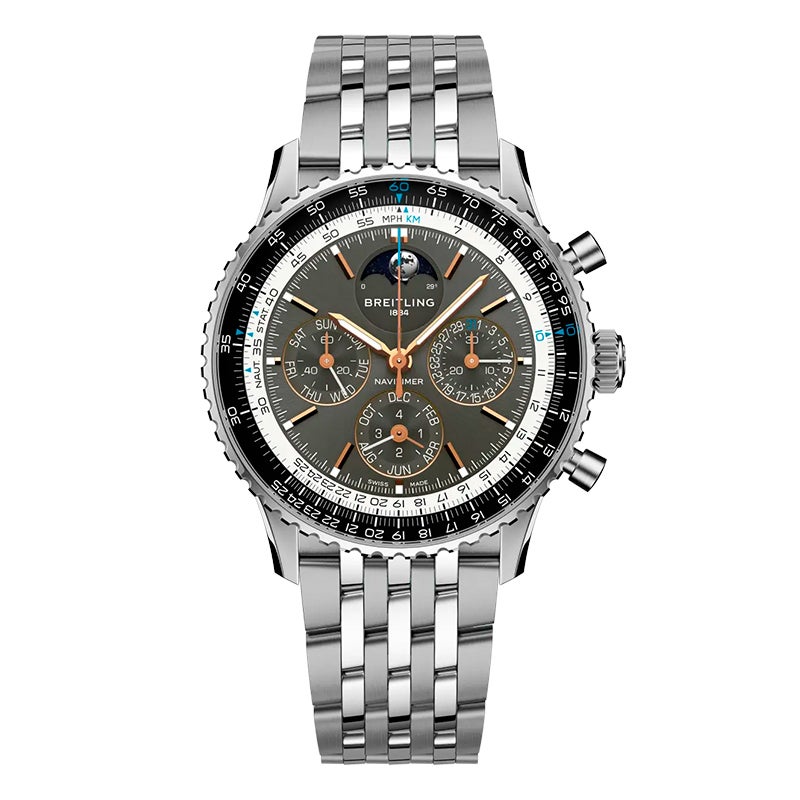 BREITLING NAVITIMER B19 CHRONOGRAPH 43 PERPETUAL CALENDAR ブライトリング ナビタイマー B19 クロノグラフ 43 パーペチュアルカレンダー PB1921251B1A1