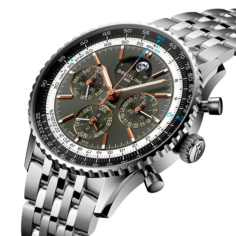 BREITLING NAVITIMER B19 CHRONOGRAPH 43 PERPETUAL CALENDAR ブライトリング ナビタイマー B19 クロノグラフ 43 パーペチュアルカレンダー PB1921251B1A1
