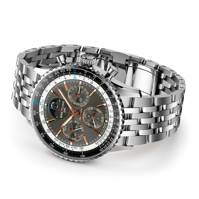 BREITLING NAVITIMER B19 CHRONOGRAPH 43 PERPETUAL CALENDAR ブライトリング ナビタイマー B19 クロノグラフ 43 パーペチュアルカレンダー PB1921251B1A1