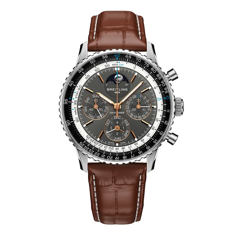 BREITLING NAVITIMER B19 CHRONOGRAPH 43 PERPETUAL CALENDAR ブライトリング ナビタイマー B19 クロノグラフ 43 パーペチュアルカレンダー PB1921251B1P1
