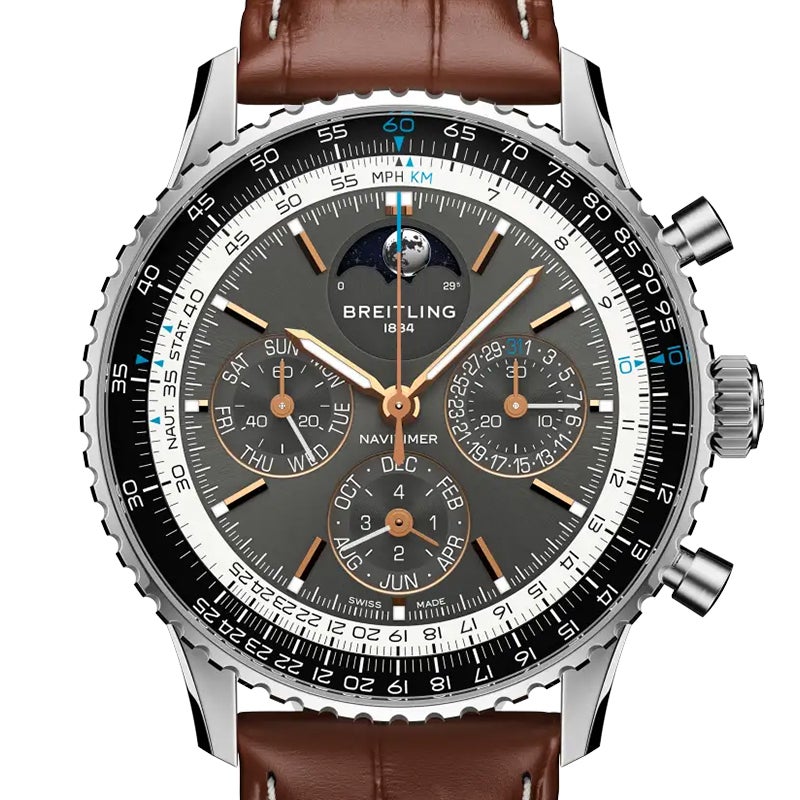 BREITLING NAVITIMER B19 CHRONOGRAPH 43 PERPETUAL CALENDAR ブライトリング ナビタイマー B19 クロノグラフ 43 パーペチュアルカレンダー PB1921251B1P1