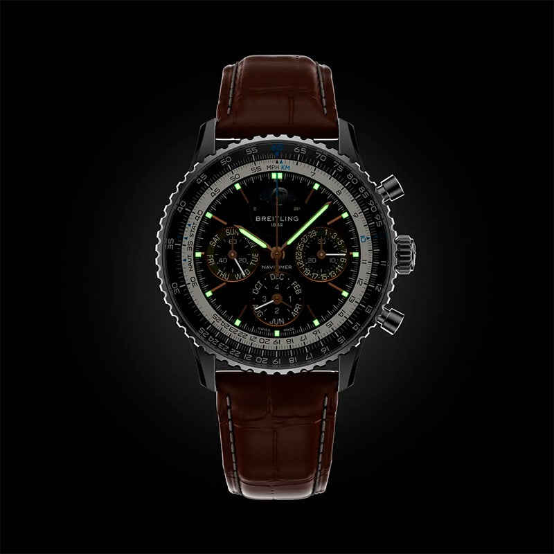 BREITLING NAVITIMER B19 CHRONOGRAPH 43 PERPETUAL CALENDAR ブライトリング ナビタイマー B19 クロノグラフ 43 パーペチュアルカレンダー PB1921251B1P1