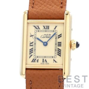 【中古】CARTIER MUST TANK SMALL MODEL VERMEIL カルティエ マスト タンク SM ヴェルメイユ W1003153