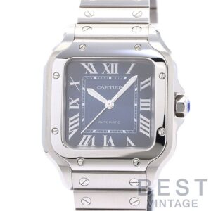 【中古】CARTIER SANTOS DE CARTIER MEDIUM MODEL カルティエ サントス ドゥ カルティエ MM WSSA0063