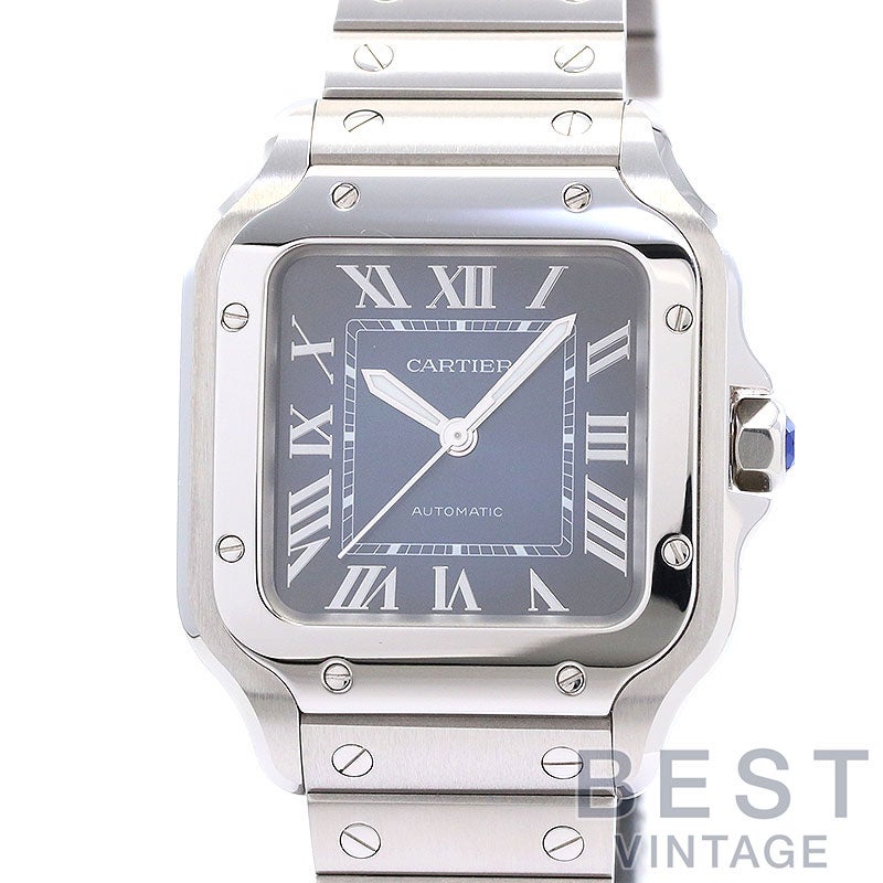 【中古】CARTIER SANTOS DE CARTIER MEDIUM MODEL カルティエ サントス ドゥ カルティエ MM WSSA0063