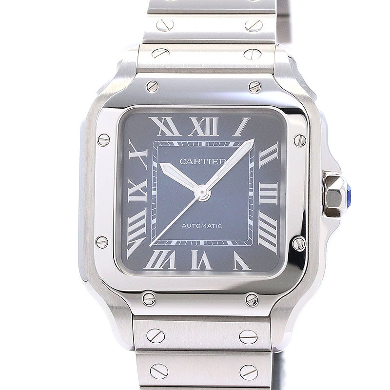 【中古】CARTIER SANTOS DE CARTIER MEDIUM MODEL カルティエ サントス ドゥ カルティエ MM WSSA0063