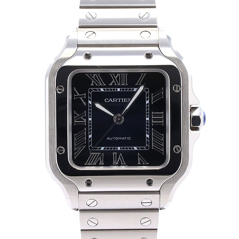 【中古】CARTIER SANTOS DE CARTIER MEDIUM MODEL カルティエ サントス ドゥ カルティエ MM WSSA0063