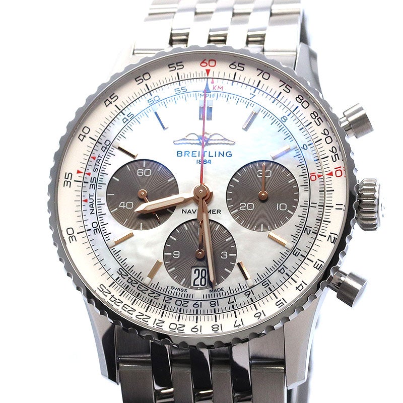 【中古】BREITLING NAVITIMER B01 CHRONOGRAPH 41 JAPAN EDITION ブライトリング ナビタイマー B01 クロノグラフ 41 ジャパン・エディション AB0139211A1A1