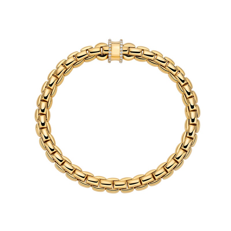 FOPE EKA COLLECTION FLEX'IT フォッペ エカ コレクション フレグジット ブレスレット M ダイヤモンドパヴェ 70805BX_BB_G_XGX_00M