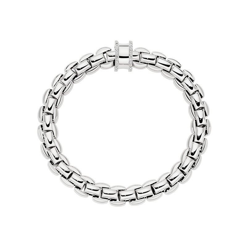 FOPE EKA COLLECTION FLEX'IT フォッペ エカ コレクション フレグジット ブレスレット M ダイヤモンドパヴェ 60811BX_BB_B_XBX_00M