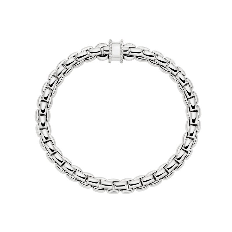 FOPE EKA COLLECTION FLEX'IT フォッペ エカ コレクション フレグジット ブレスレット M ダイヤモンドパヴェ 70805BX_BB_B_XBX_00M