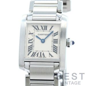 【中古】CARTIER TANK FRANCAISE SMALL MODEL カルティエ タンク フランセーズ SM W51008Q3
