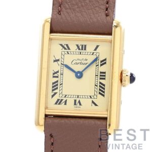 【中古】CARTIER MUST TANK SMALL MODEL VERMEIL カルティエ マスト タンク SM ヴェルメイユ W1003153