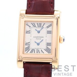 【中古】CARTIER TANK A VIS LARGE MODEL DUAL TIME ZORN CPCP カルティエ タンク ア・ヴィス LM IIタイムゾーン CPCP W1537651